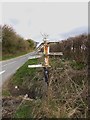Puddletown, neglected fingerpost in DT2 8TG