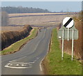 B664 Uppingham Road north of Medbourne in Medbourne