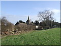 Hedge and Fenny Drayton Church in CV13 6JY
