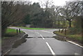 Horseshoe Lane, Amlets Lane junction in GU6 8QN