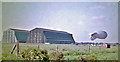 Cardington, RAF: Airship sheds and World War Two barrage balloon, 1962 in MK42 0TJ