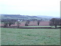 Pastoral view south of Raglan in Sir Fynwy - Monmouthshire