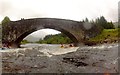 About to run under the Bridge of Orchy in PA36 4AB