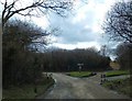 Three-way junction near Gewl-an-Nans Farm in PL30 4EB