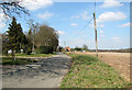 View along Marsh Lane, Worlingham in Beccles & Worlingham Ward