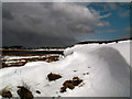 Snowdrifts near Loch Hempton in DG8 9RS