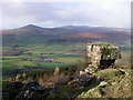 View from landslip on Ysgyryd Fawr towards Sugarloaf in NP7 8AT