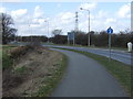 Cycle track beside Great Coates Road  in DN37 9PT