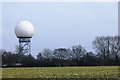 National Air Traffic Service radar dome at Bovingdon in HP3 0NW