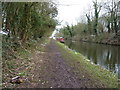 The Shroppy canal, looking south to Stretton in ST19 9LE
