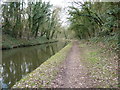 Approaching the canal bend at Stretton Spoil Banks in ST19 9LE