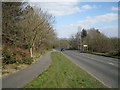 Coldfield Drive nears Bromsgrove Highway crossing, Southcrest, Redditch in B98 7ST