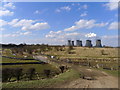 Looking towards Cottam Power Station from the Trent flood bank in DN22 0EU