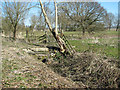 Farm bridge over ditch at Landspring Dyke in Wheatacre