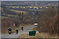 Bikers on Mansgate Hill in LN7 6SW