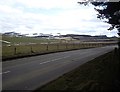 View SE from A980 outside Muir of Fowlis village hall in AB33 8JA