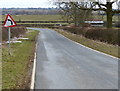 Heading south along Bowden Road in Thorpe Langton