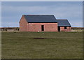 Brick barn near Bowden Road in Thorpe Langton