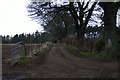 Farm track at Laystone, near Coupar Angus in PH13 9NB