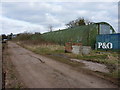 Former hangars for the airfield in ST20 0FN
