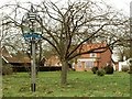 The village sign at Brandeston in IP13 7AG