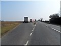 Lorries in lay-by on the A1307 in CB21 4QF