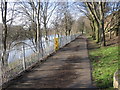 The Clyde Walkway approaching Glasgow Green in G40 4EH