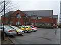 Staffordshire Fire & Rescue Headquarters from North East in ST15 0BH