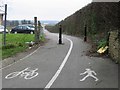 Footpath and cycle track into Canterbury from the Simon Langton boys school in CT4 7AS