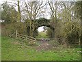 Bridge on the dismantled Ashchurch-Barnt Green railway line in B80 7PW