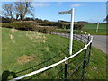 Signpost to The Wicken in PE32 2BL