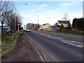 The A89 heading in to Armadale in EH48 2JX