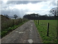 Track to Dairy House Farm in WS15 3NL