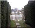 Garden gates at Headlam Hall in Headlam