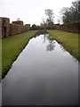 A view eastwards from the footbridge in Headlam