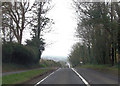 A354 at top of hill by Letton Close in DT11 8BU