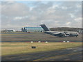Boeing C-17 Globemaster at Prestwick in KA9 2RW