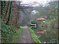 Disused Railway Bridge crossing the Calder & Hebble Navigation Canal in WF12 9DG