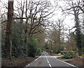 Ashdown Drive entrance off Hocombe Road in SO53 5QS