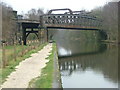 Disused Railway Bridge crossing the Calder & Hebble Navigation Canal in WF4 5LD