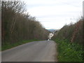The road between Whitestone and Nadderwater at Styles Barton in EX4 2JQ