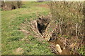 Collapsing culvert under farm bridge in CB11 4UX