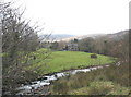 Afon Caledffrwd above Pont Ciali in Clwt-y-bont