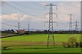 Sedgemoor : Pylons & Countryside in TA5 2PZ