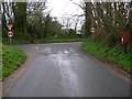 Minor road arrives at the B3087 near Pewsey (1) in SN9 5JS