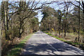 Goring Lane crossing Wokefield Common in RG7 3DN