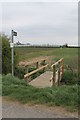 Footpath  & Footbridge off Maiden Lane in PE24 5QH