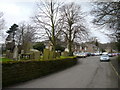 Ashover - Church Street view towards The Crispin Inn in S45 0AE