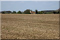 Lillingstone Dayrell church from across the fields in MK18 5AG