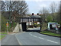 Disused railway bridge over Front Street, Pelton in DH2 1QJ